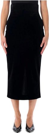 Alberta Ferretti ROK - Dames - Kokerrokken - Zwart - M - Rokken