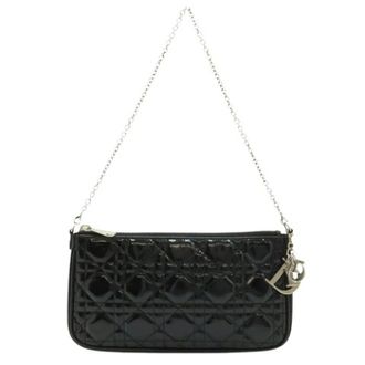 Dior Pre-owned Leren Clutch - Dames - Pre-owned - Zwart - Maat: ONE Size Leer