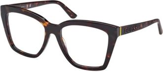 Guess Gu 50173 052 Optical Frame - Dames - Brillen - Bruin - 55 MM - Accessoires