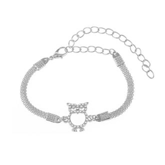 Generic 12 Styles Charm Bracelets Owl Dragonfly Animal Chain Bracelets Love Heart Bangles Wedding Jewelry GiftDurability