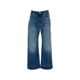 Haikure Flora Cut Jeans - Dames - Loose Fit Jeans - Blauw - W28 - Katoen - Jeans