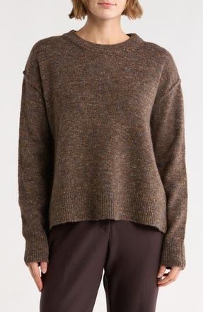 Max Studio Drop Shoulder Sweater in Brown at Nordstrom Rack, Size X-Small