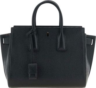 Saint Laurent Black Sac De Jour Small Satchel