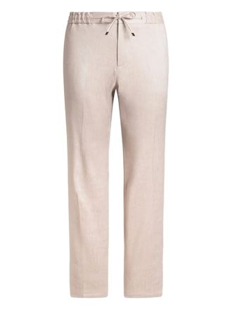 Etro linen twill trousers - Neutrals