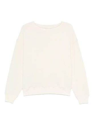 6397 crew-neck sweatshirt - women - Wool/Cotton - S - Neutrals
