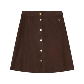 Busnel Gonna in camoscio Alianne - - Skirts - Donna - Marrone - M