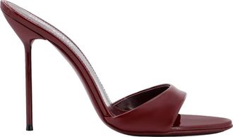 PARIS TEXAS Patent Leren Stiletto Sandalen - Dames - Muiltjes - Rood - 41 EU - Schoenen