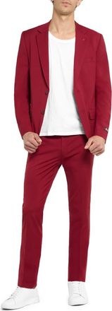 OppoSuits Daily Slim Fit Bright Burgundy Suit in Red at Nordstrom, Size 52Regular