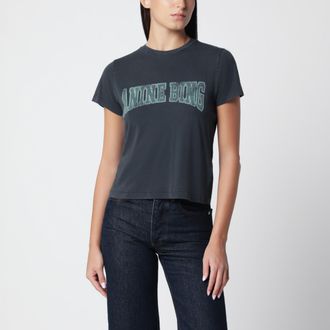 Anine Bing T-shirt Shelley nera in cotone