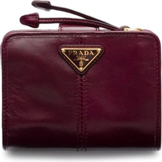 Prada Portafoglio piccolo in pelle - Rosso