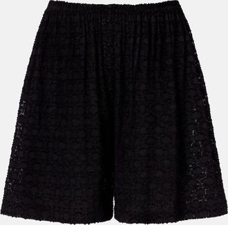 Eres Inoubliable silk and cotton jacquard shorts
