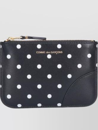 Comme Des Gar&ccedil;ons dotted pattern leather accessories
