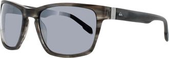 Quiksilver Mens Grey Rectangular Sunglasses QS4006MGRY
