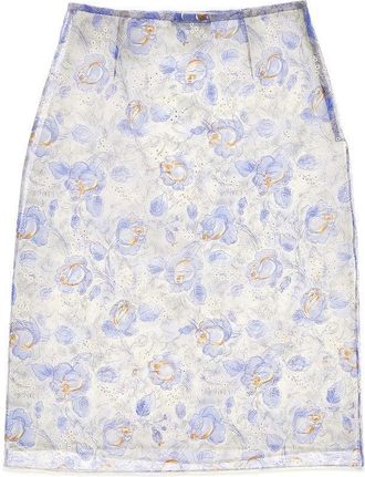 Prada Printed nylonette midi skirt Woman 44