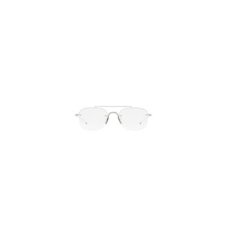 Thom Browne 960A Semi-Rimless Pilot Bril - unisex - Accessoires - Wit - Maat: 53 MM