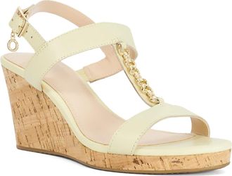 Dune London Ladies KASSLIE T-Bar Cork Wedge Size UK 5 Wedges