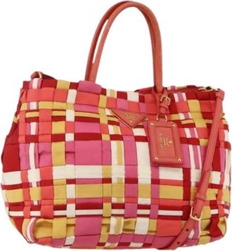 Prada Pre-owned Vintage Tote Bag - Dames - Vintage Shopper - Veelkleurig - ONE Size - Nylon - Vintage