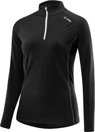 LOEFFLER Midlayer Transtex Merino Merinolongsleeve f&uuml;r Damen | schwarz