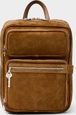 Acne Studios Mens Camero suede backpack