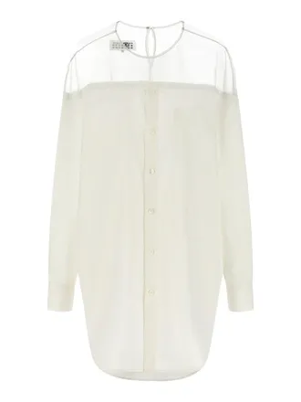 Maison Margiela Tulle Insert Shirt