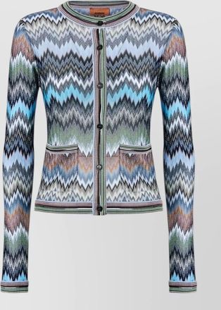 Missoni chevron knit cardigan