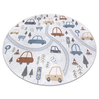RugsX RugsX Bono Rug in Yellow | Size: 200 cm diameter