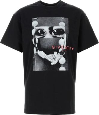Givenchy T-Shirts, male, Black, S, Graphic Print T Shirt