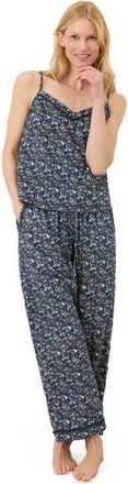 Pact Organic Cotton Breezy Sleep Cami in Ditsy Dayspring at Nordstrom, Size Xx-Large