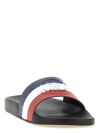 Moncler Basile Slides - Black