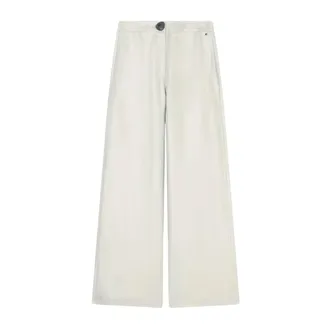 A|X Armani Exchange Xw001982 Wide Trousers - female - Armani Exchange - Wide Trousers - White - XS - Trousers