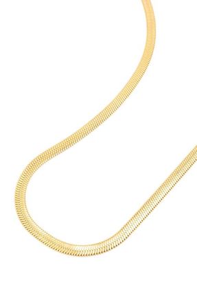 Nialaya Snake Chain Necklace in Gold at Nordstrom