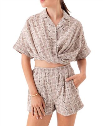 Sundays Korey Shirt In Stone