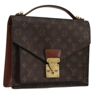 Louis Vuitton Pre-owned Handbags, female, Brown, Size: ONE SIZE Pre-owned Monogram Canvas Hand Bag