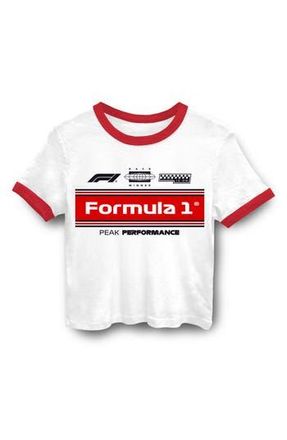 Junk Food Formula 1 Graphic Ringer T-Shirt in White/Red at Nordstrom Rack, Size Xx-Large
