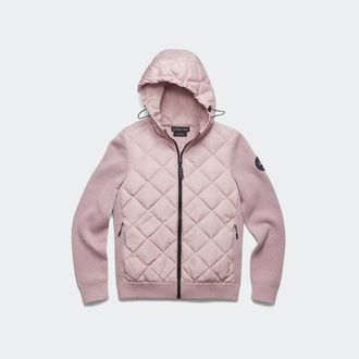 Canada Goose Grandview Cropped Vest Tonal Disc (Women, Bloom Pink, XL)