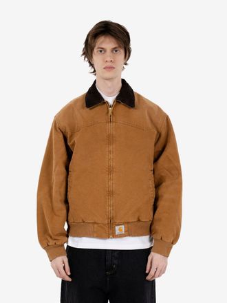 Carhartt Work in Progress OG Santa Fe Jacket hamilton brown / tobacco grind wash