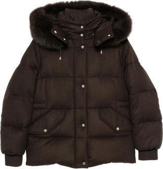 Moorer Attica Fur-trim Hooded Jacket