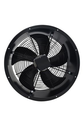 Living and Home Ventilation Range Hood Wall-Mounted Exhaust Axial Fan Kitchen Ventilator 22-inch in Black