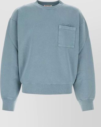 Marni cotton sweatshirt crew neck long sleeves