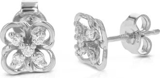 Vir Jewels 1/5 cttw Lab Grown Diamond Composite Earrings in Sterling Silver With Push Backs For Women