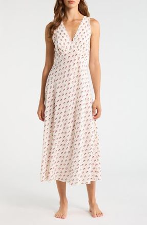 Reformation Lila Sleeveless Sleep Dress in Laurel Canyon at Nordstrom, Size X-Large