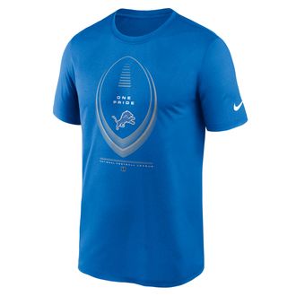 Nike Detroit Lions Legend Icon Nike Mens Dri-FIT NFL T-Shirt in Blue | NKGK45A9J-NDB