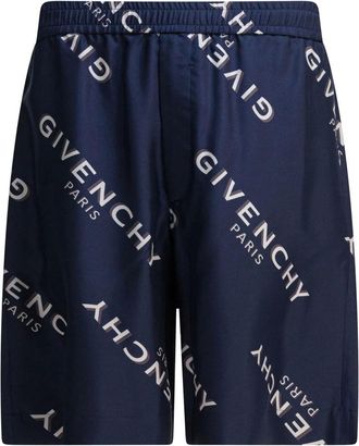 Givenchy Casual Shorts, male, Blue, M, Blue Shadow Bermudas Shorts