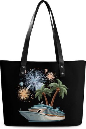 Generic Cruise Ship Tote Bags for Women Cute Shoulder Purses Handbags