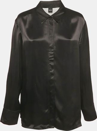 HUGO BOSS Boss By Hugo Boss Black Sateen Beruta Shirt