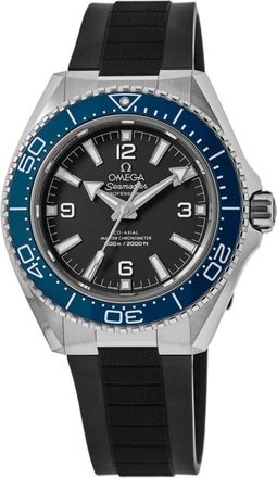 Omega Seamaster Planet Ocean 600M 42mm Black Dial Rubber Strap Mens Watch 217.32.42.21.01.002