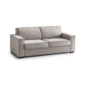 Dmora Sof&aacute; Fijo Dm&eacute;ne, Gran Sof&aacute; De 2 Plazas, 100% Made In Italy, Sof&aacute; De Sal&oacute;n En Tela, Con Reposabrazos Delgados, Cm 180x95h90, T&oacute;rtola - Dmora