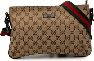 Gucci Pre-owned Gucci GG Canvas Web Crossbody Ladies KX14JFM8M8VLK823