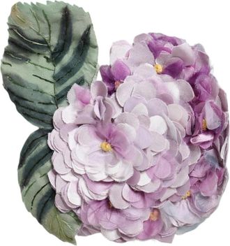Dolce & Gabbana Gouden Hortensia Bloem Pin Broche - Dames - Broches - Veelkleurig - ONE Size - Accessoires