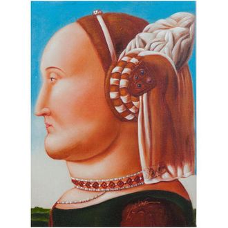 Biscottini International Biscottini - Cuadro &Oacute;leo Sobre La Tela Pintado A La Mano